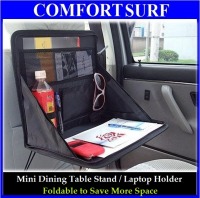 Multi-Purpose Foldable Mini Car Laptop Holder / Dining Table Stand / Store or Keep Files